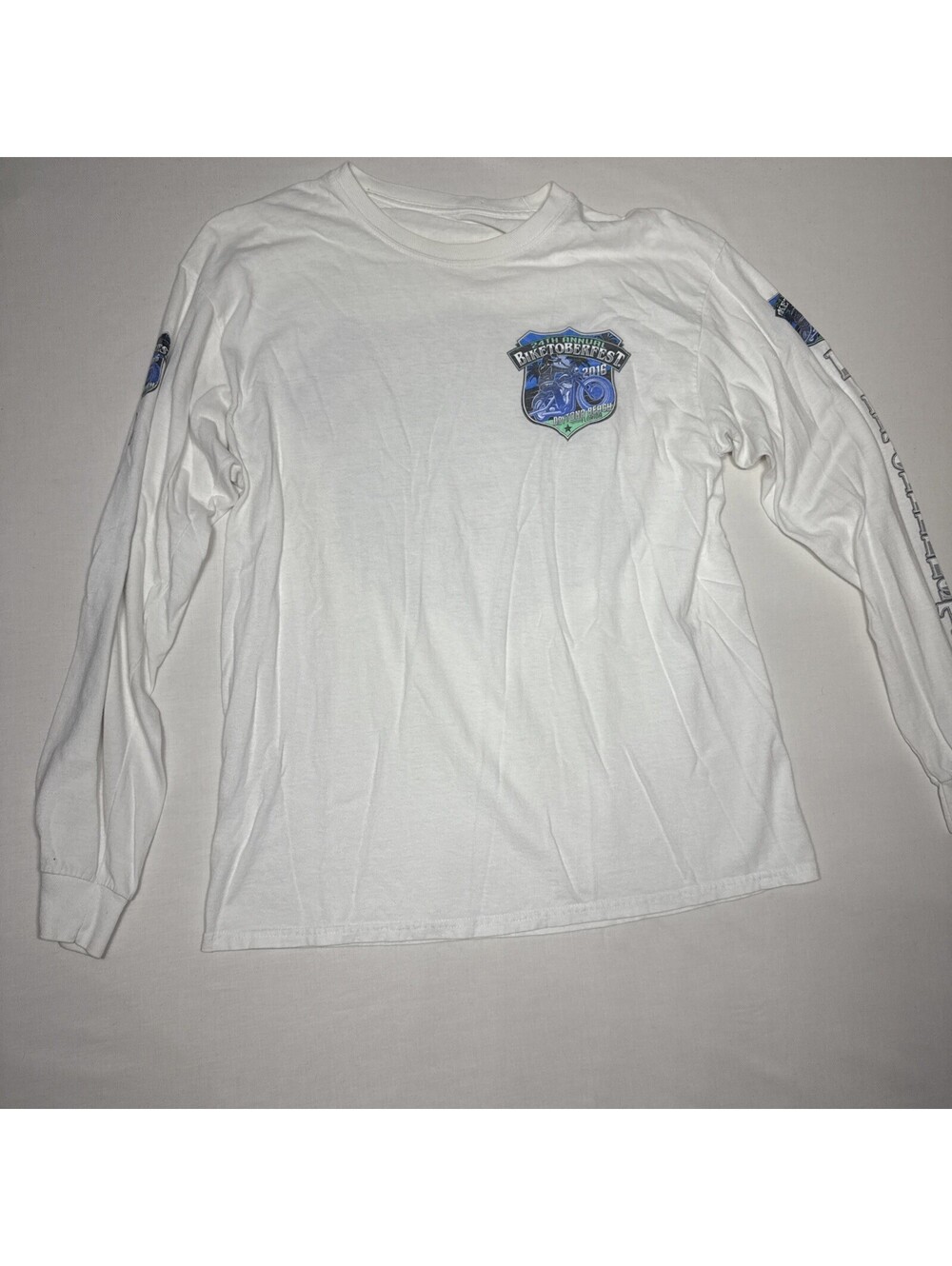24th Annual Multiverses White Large Long Sleeve Shirt Mens